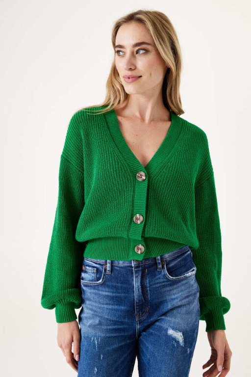 CARDIGAN TRICOT 3 BOUTONS UNI