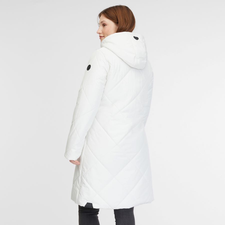 Manteau matelassé long