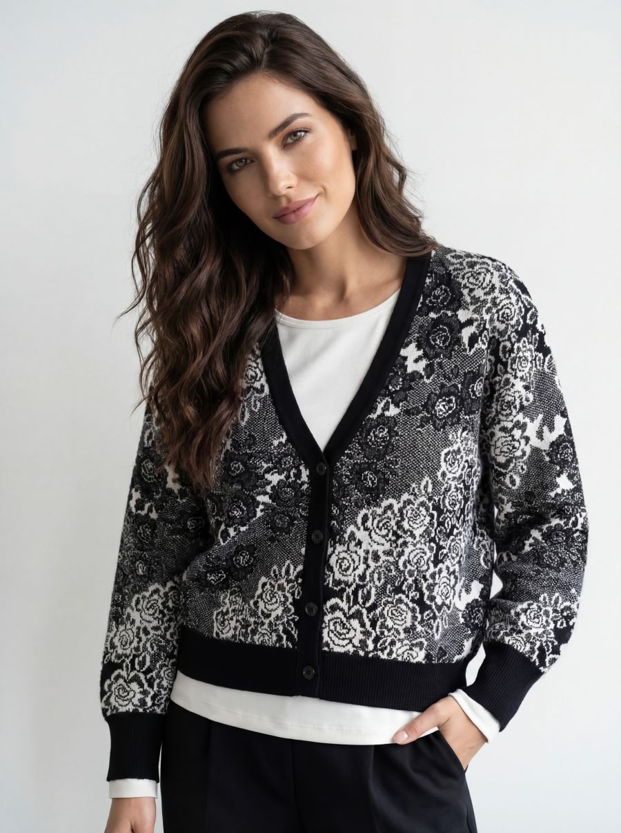 Cardigan motif boutons - 2628054 - C.Y.C. Coco Y. Club Inc