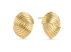 Boucle d'oreille tige Soeurs Bégin - T225E011 - Mia Bijoux