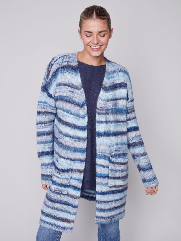 CARDIGAN LAINAGE 2 POCHES OUVERT