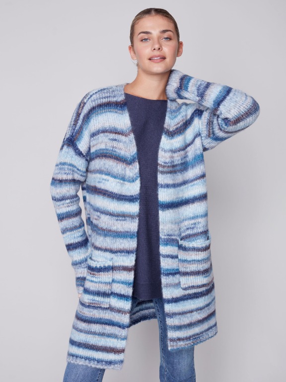 CARDIGAN LAINAGE 2 POCHES OUVERT
