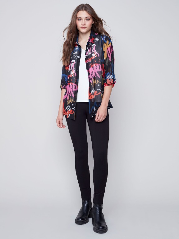 BLOUSE M.L. ÉCRITURES FUNKY