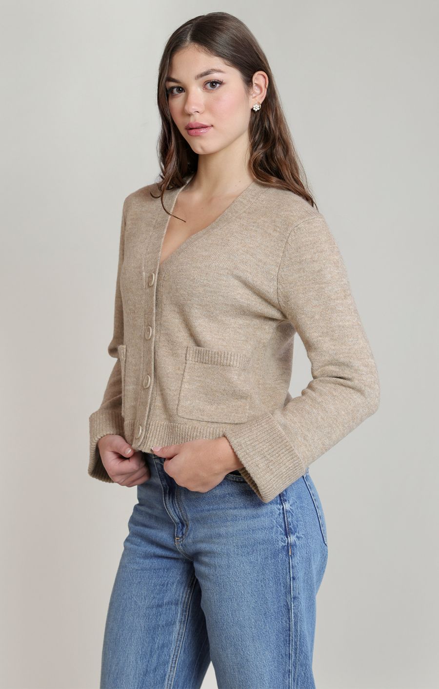 cardigan 2 poches 