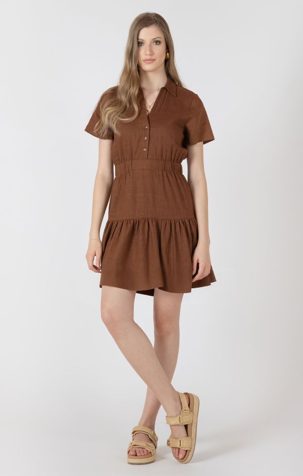 Robe à col chemisier - 2722529 T - Black Tape