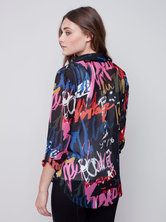 BLOUSE M.L. ÉCRITURES FUNKY