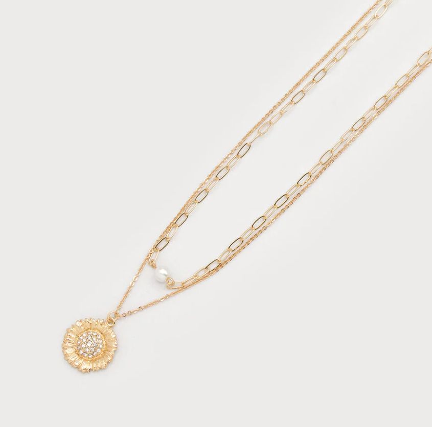 Collier deux rangs - 1782-GLD - Caracol