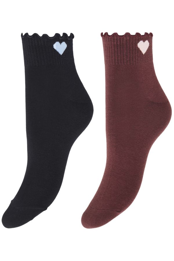 2 Chaussettes coeur - 20618176 - Fransa