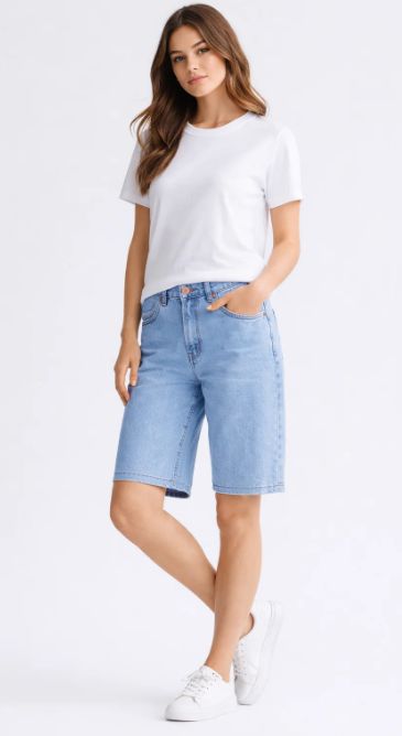 Bermuda Deborah taille haute - 2053699500 - Lois