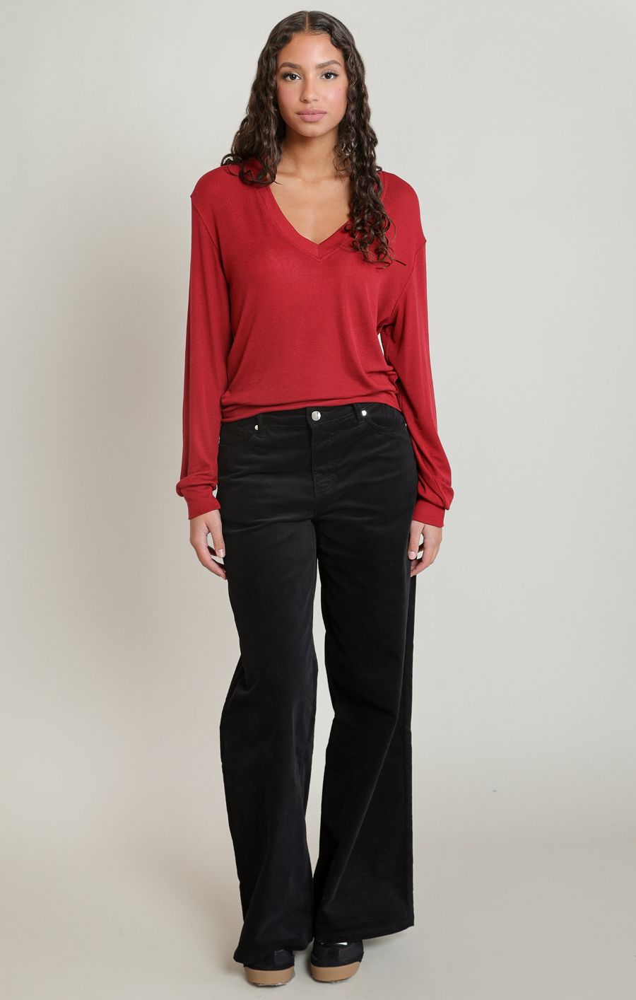 Chandail v neck uni - 2824026 D - Dex