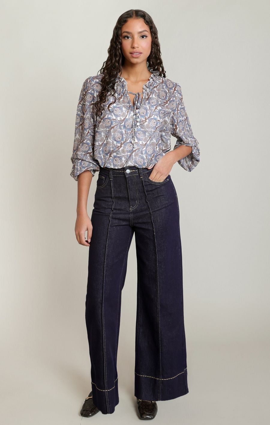Blouse Motif frill - 2823701 D - Dex