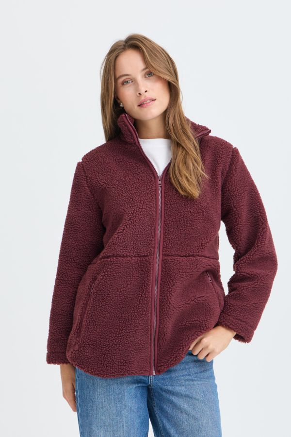 Cardigan sherpa zip - 20819202 - B.Young