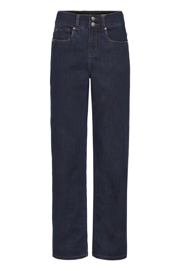 Jeans jambe droite taille amincissante - 20618079 - Fransa