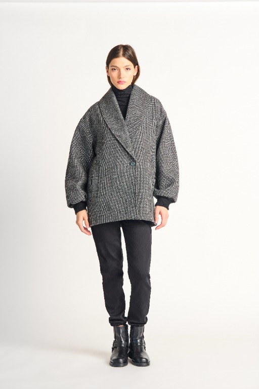 Manteau chic look oversized 