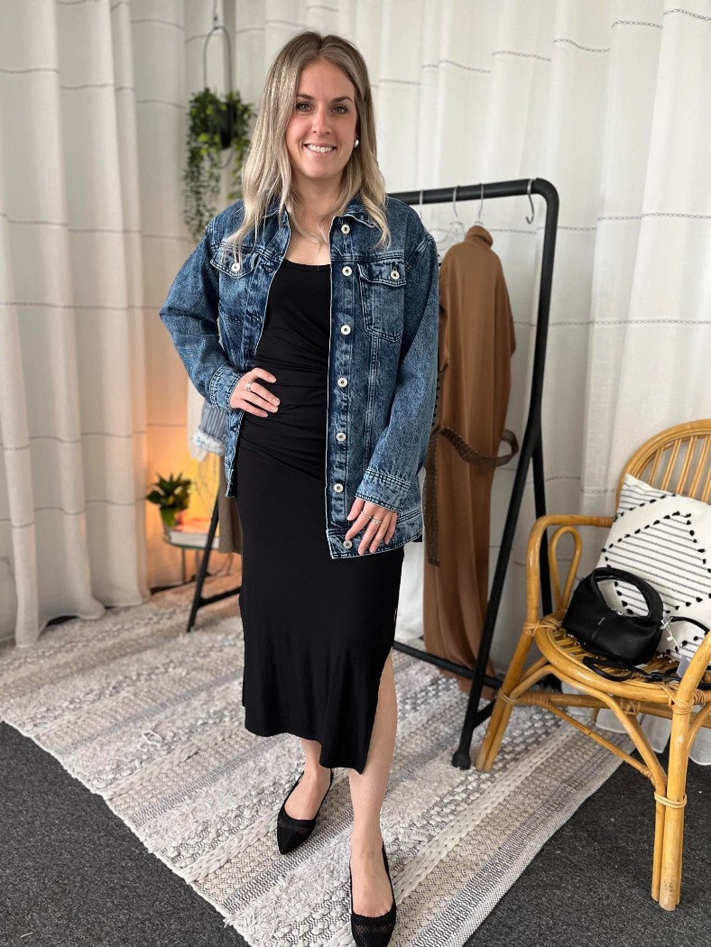 Robe midi avec noeud