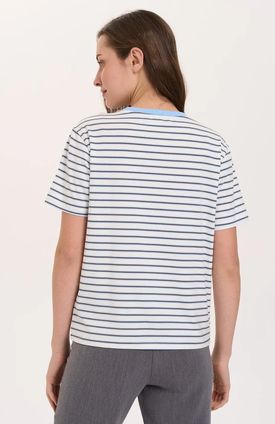 T-shirt col rond rayé - 12578A - 24 Colours