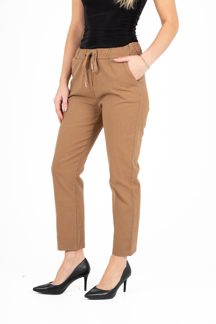 Pantalon coton droit - 11-2345V - M Italy