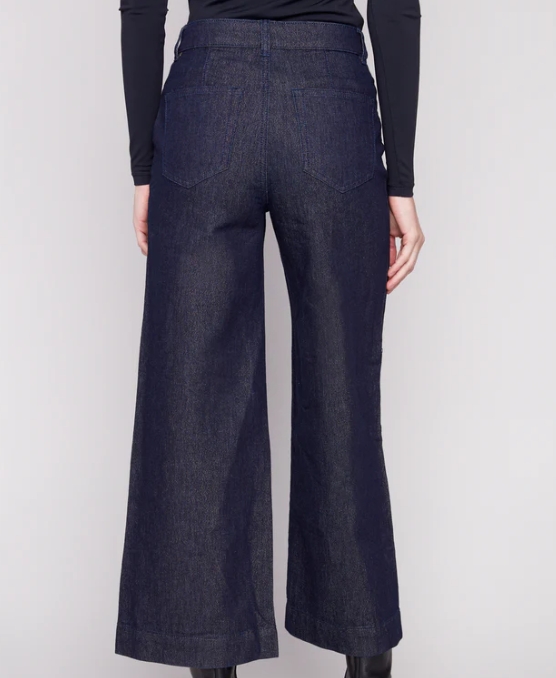 Jeans jambes larges