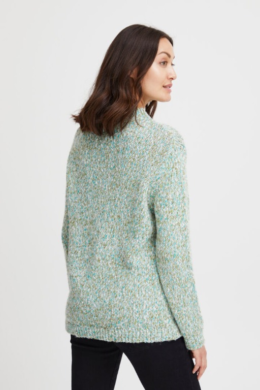 Chandail tricot col montant