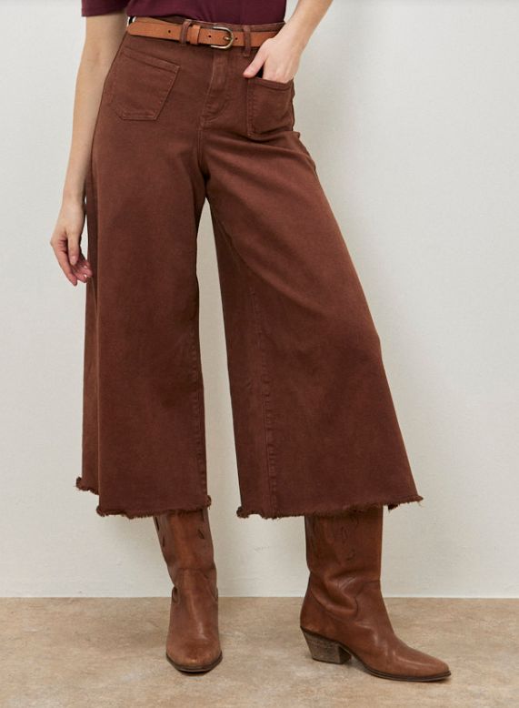 Pantalon jupe - X100866 D - Apricot