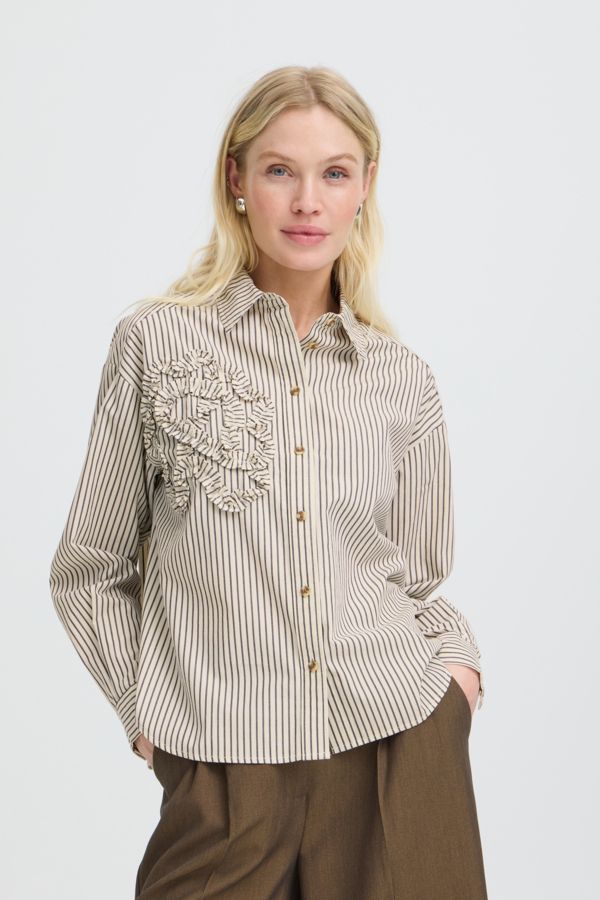 Blouse lignée broderie - 20819225 - B.Young