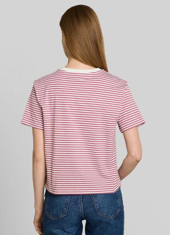 T-shirt boxy ligné - 1047845 - Tom Tailor