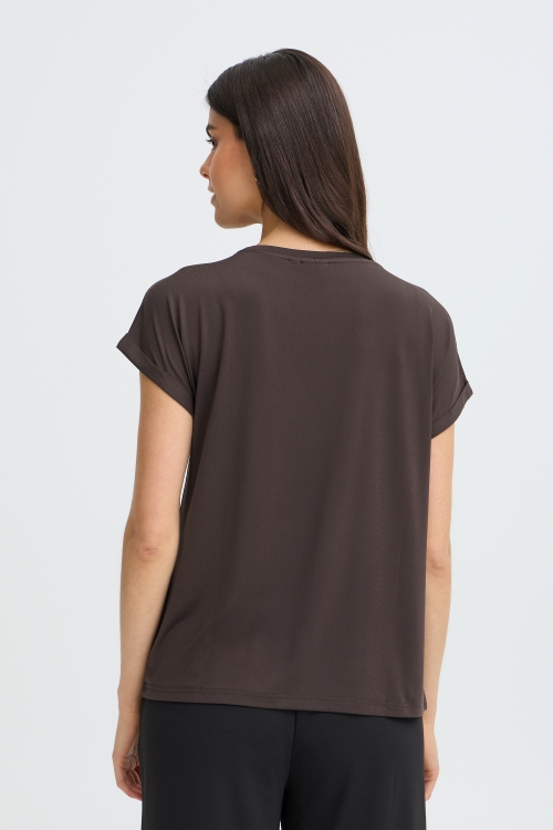 T-shirt col rond - 20610634 - Fransa