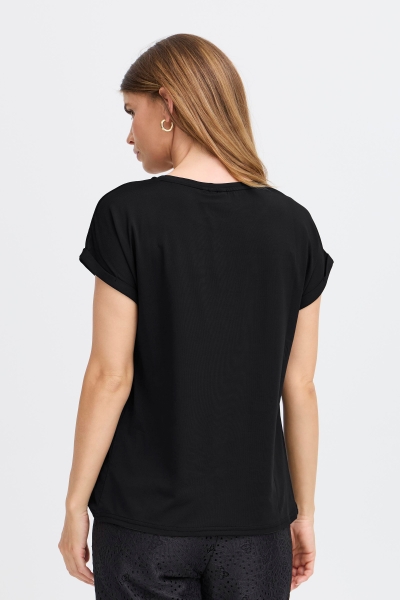 T-shirt col rond - 20610634 - Fransa