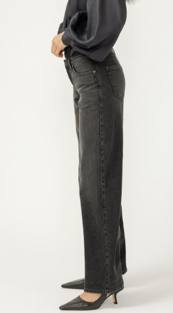 Jeans ample à taille basse