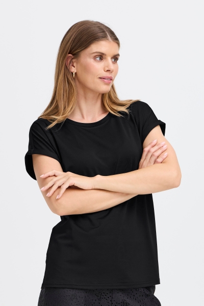 T-shirt col rond - 20610634 - Fransa
