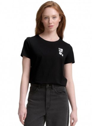 T-shirt dessin coupe droite - 1047858 - Tom Tailor