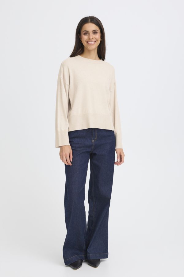 Chandail tricot col rond