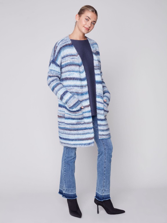CARDIGAN LAINAGE 2 POCHES OUVERT