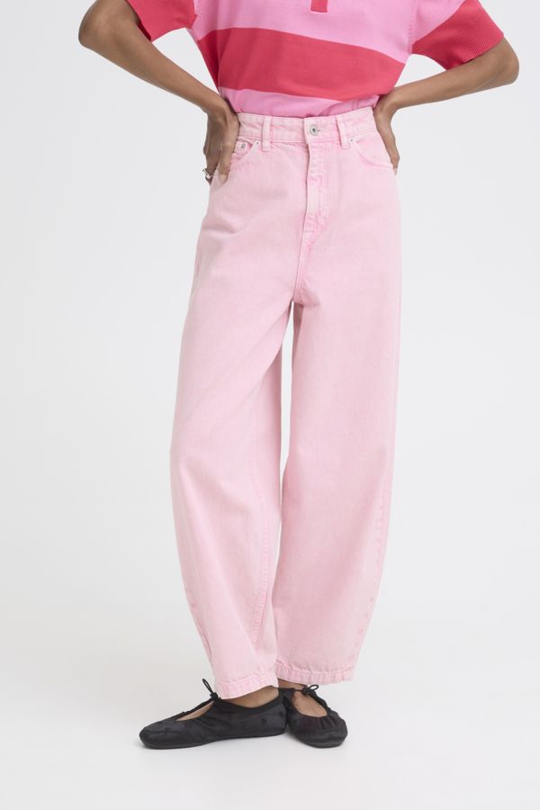 Jeans couleur ballon - 20125588 - Ichi