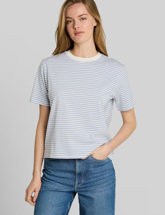 T-shirt boxy ligné - 1047845 - Tom Tailor