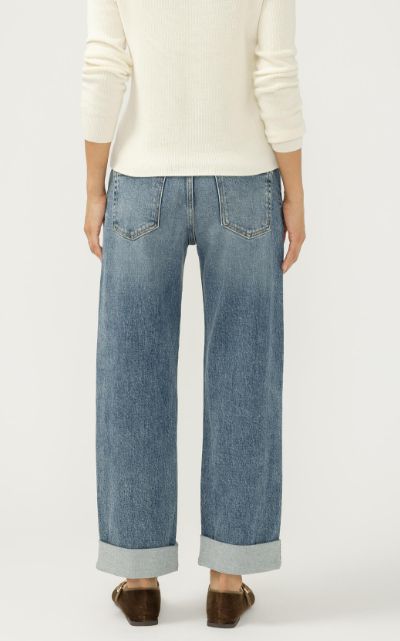 Jeans jambe droite décontractée