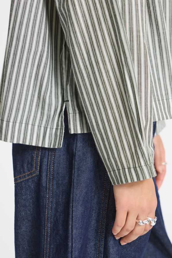 Blouse lignée oversized