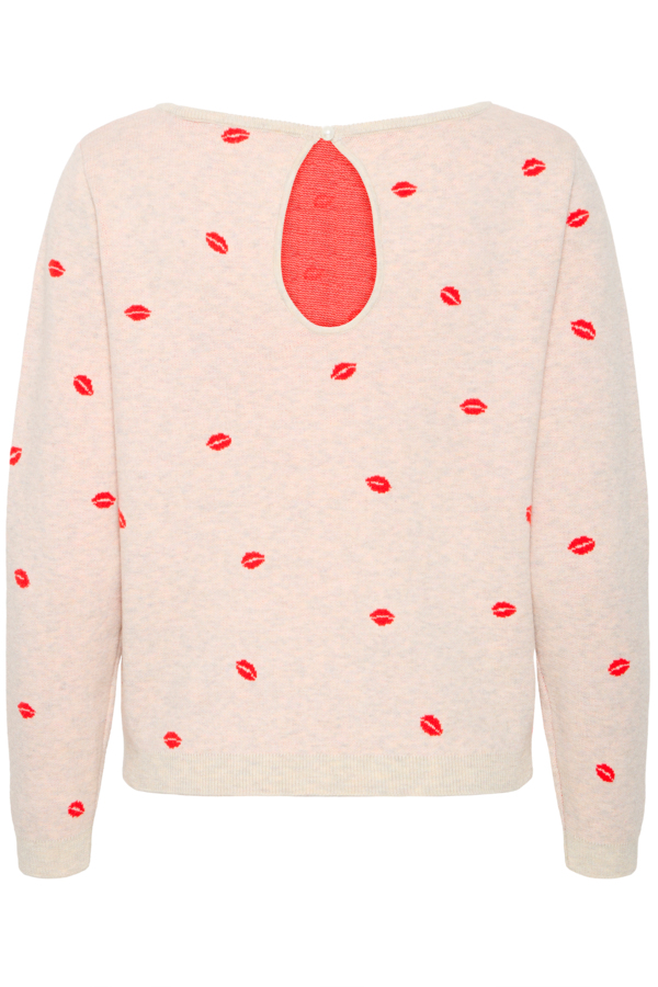Chandail tricot motif lèvre