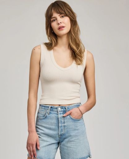 Camisole basic v neck - GF2603-1169 - Gentle Fawn