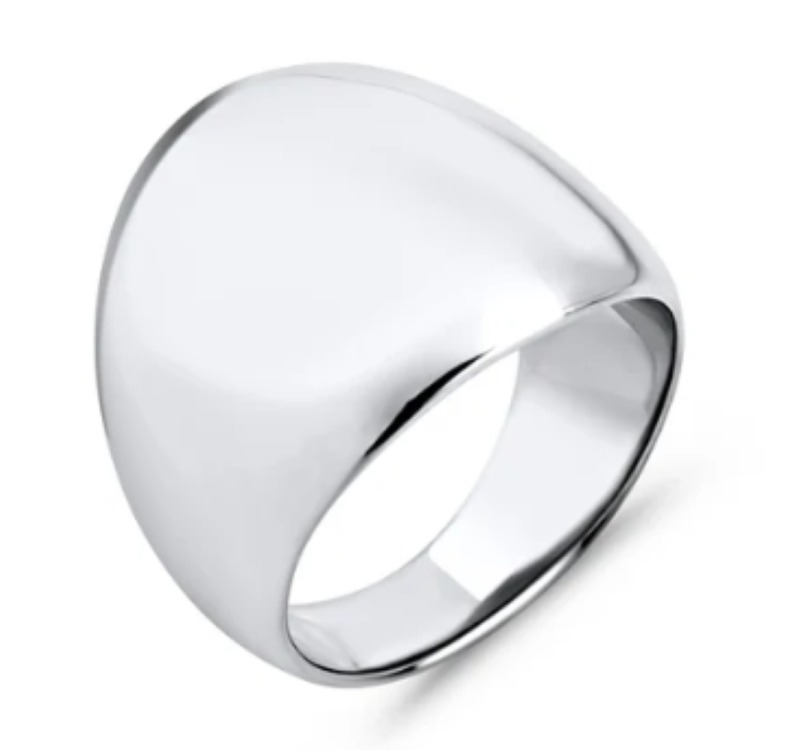 Bague large arrondie