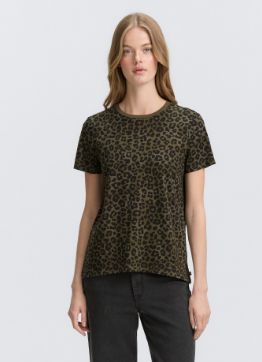 T-shirt léopard - 1048332 - Tom Tailor