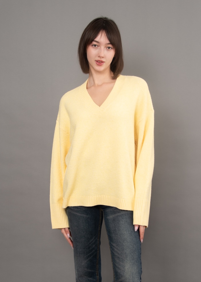Tricot v neck uni - 78S625S - RD Style