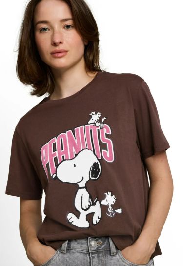 t-shirt boxy Peanuts - 1052520 - Tom Tailor