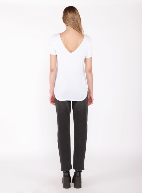 T-shirt basic réversible 