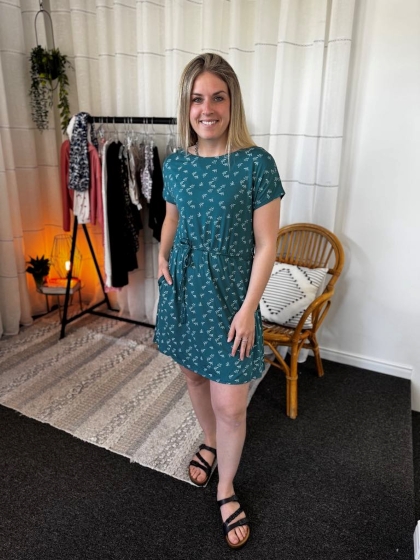 Robe motifs oiseaux