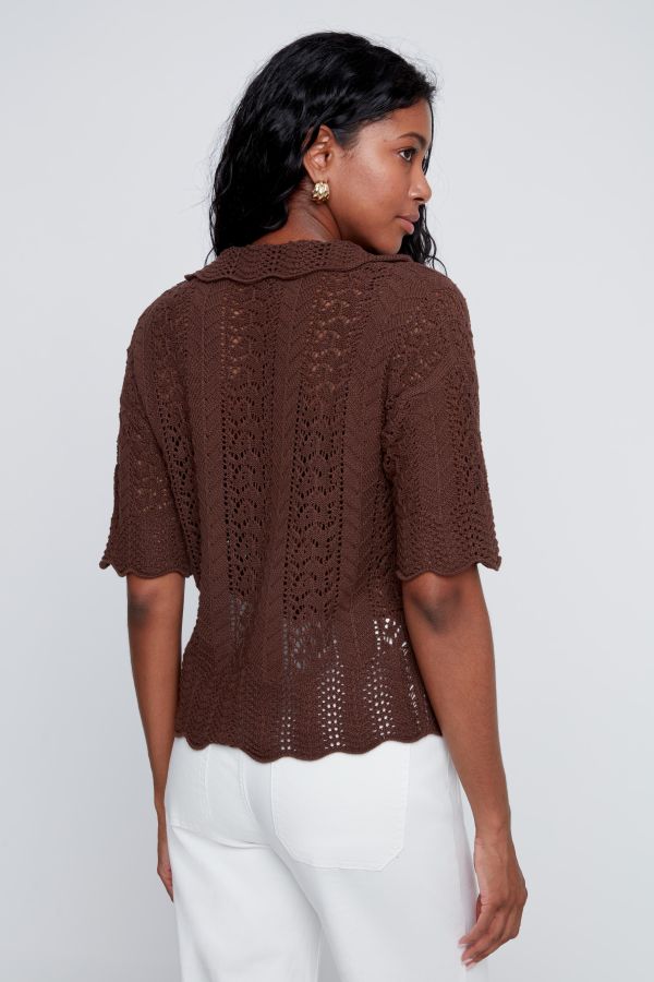 Chandail tricot ajouré - 2619026 - C.Y.C. Coco Y. Club Inc