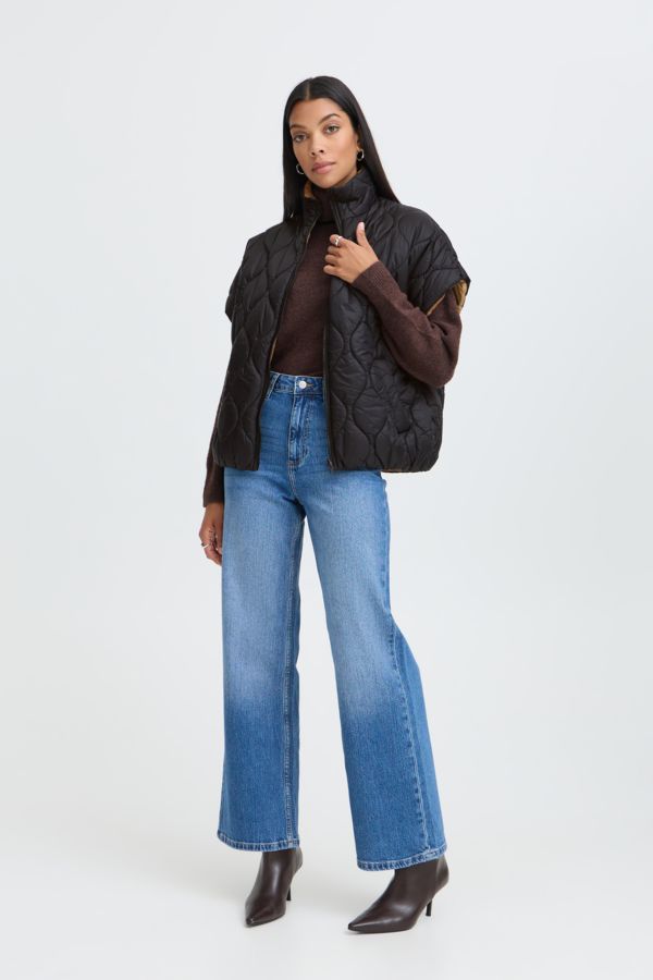 Veste sans manches reversible