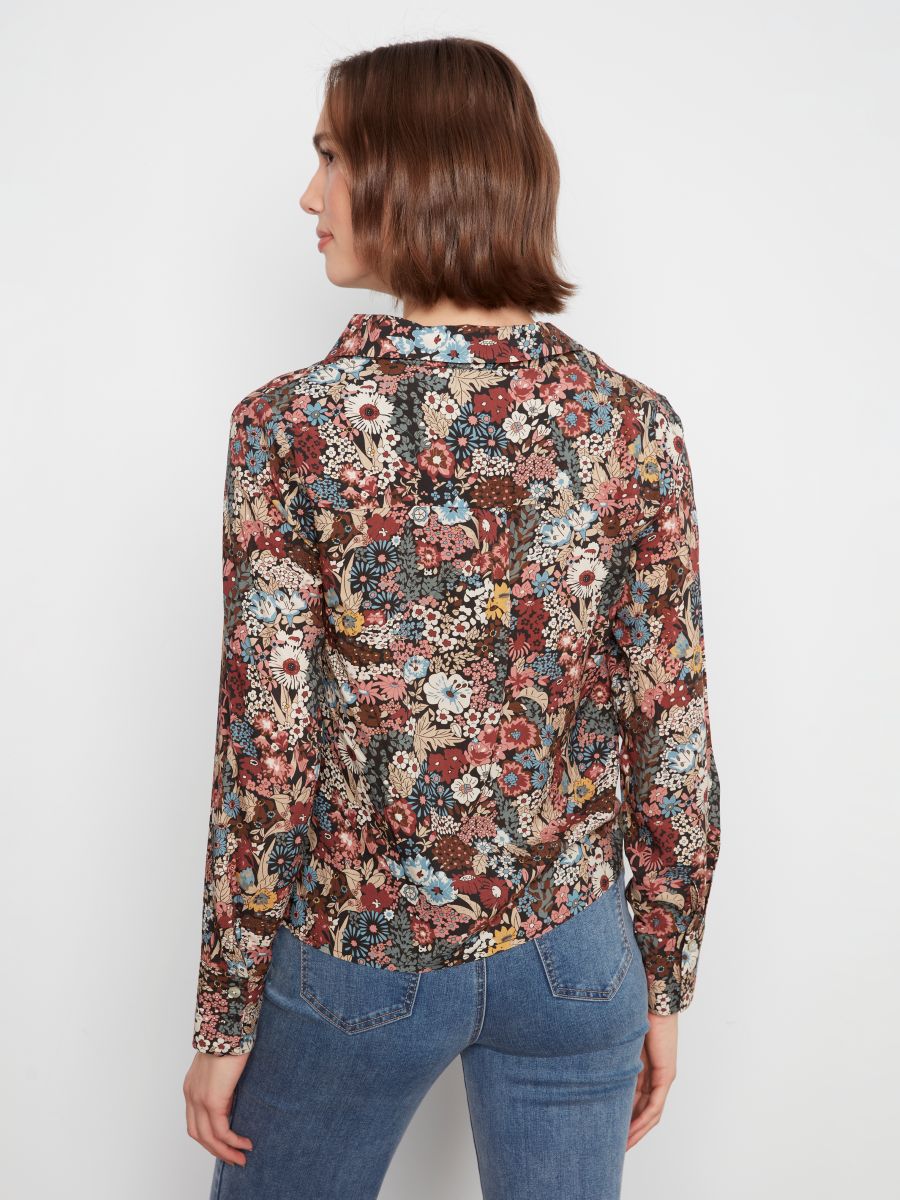 Blouse motif croisée devant - 4551PP-634A - Charlie B