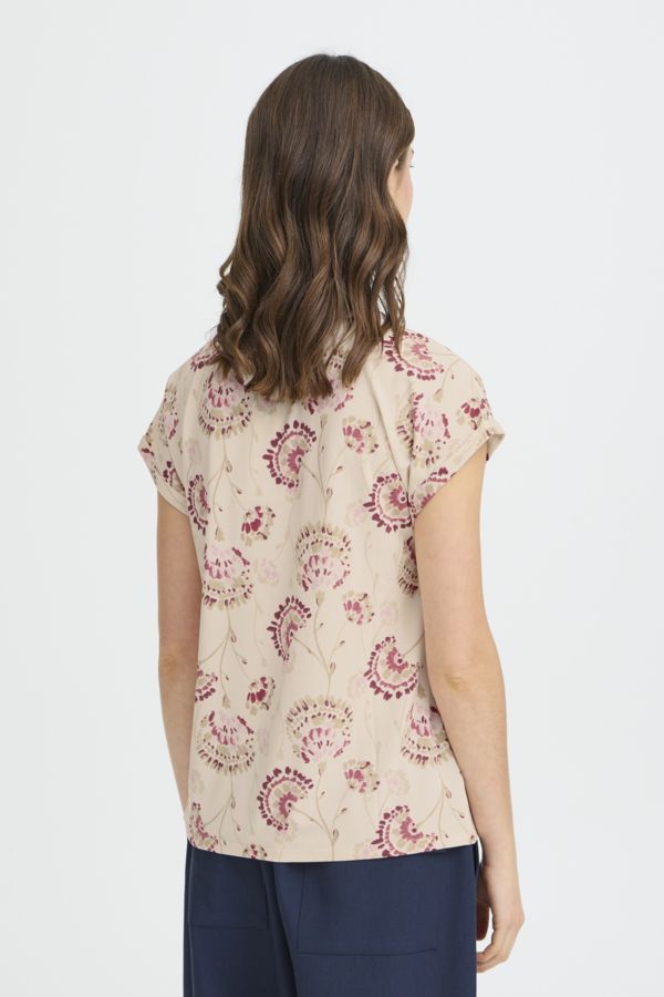 T-shirt col rond - 20610634 - Fransa