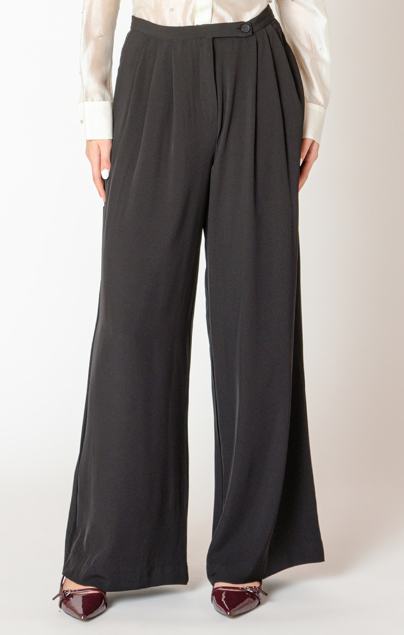 Pantalon large et fluide - 2622714 T - Black Tape